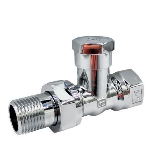 Кран радиаторный Fado New Chrome прямой нижний
